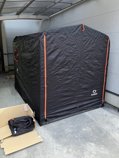 組み立て式 バイクガレージ 自転車ガレージ パイプ車庫 サイクルガレージ Ｍ