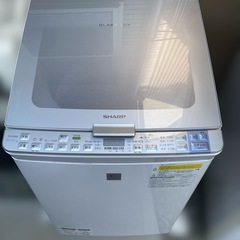 SHARP 8kg 洗濯機 ES-GX850-S 2016年製◎清掃済み◎地域により