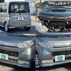 ★車検R9年1月迄★ タントカスタムRS ターボ　バックカメラ　モモステ　パワースライドドア　社外ナビ　純正ホイールの画像