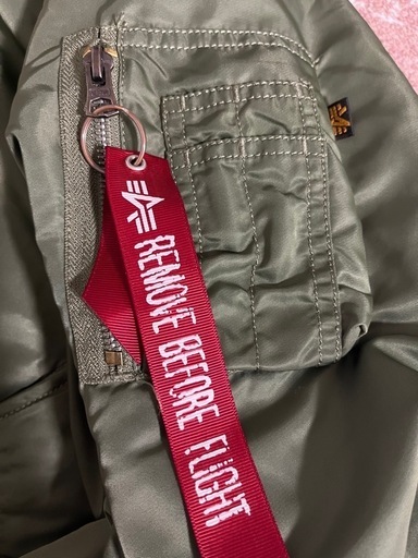 ※値下げ※【正規品/美品】アルファインダストリーズMA-1 フライトJKT カーキMサイズ