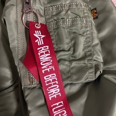※値下げ※【正規品/美品】アルファインダストリーズMA-1 フライトJKT カーキMサイズの画像
