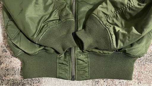 ※値下げ※【正規品/美品】アルファインダストリーズMA-1 フライトJKT カーキMサイズ