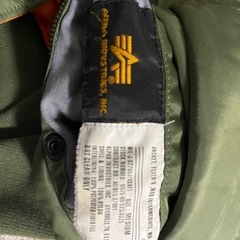 ※値下げ※【正規品/美品】アルファインダストリーズMA-1 フライトJKT カーキMサイズの画像