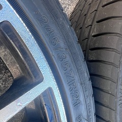 30アル、ヴェル21インチタイヤホイールセットの画像