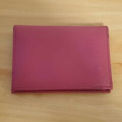 💖 PRADA サフィアーノレザー カードケース✨ピンク 💖の画像