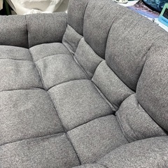 ニトリ　コンパクトソファ(ポケットO GY)の画像