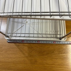 水切りラック2段 ホワイトの画像