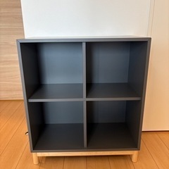 【美品】IKEA 本棚エーケト ダークグレー