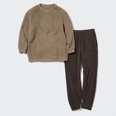 UNIQLO ライトボアフリースセット　ルームウェアLサイズ