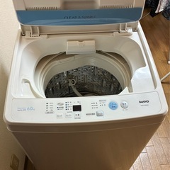 SANYO洗濯機ステンレス槽　6.0kgの画像