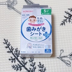 未使用　和光堂にこピカ 乳歯を守ろう キシリトール配合歯みがきシ...