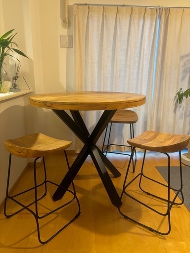 輸入家具　ダイニングテーブルセット