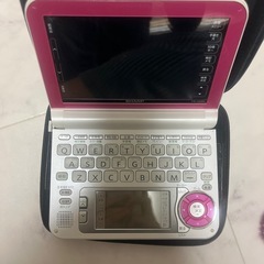 電子辞書　ピンク　ブレインの画像
