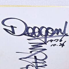 当時物 直筆サイン 中日ドラゴンズ 三沢淳 1976年10月24日 背番号あり 貴重の画像