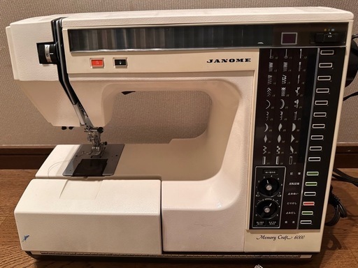 ジャノメ　ミシン　memory craft6000