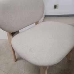 J9055　MUJI　無印良品　ダイニングテーブルセット　椅子2脚付　ナチュラル　オーク材　クリーニング済み【リユースのサカイ柏店】参考価格34,900円（テーブル）、25,998円（イス2脚セット）の画像
