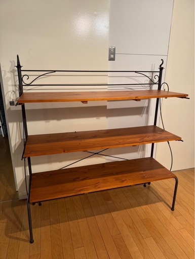 アメリカ　アンティーク　ディスプレイ棚