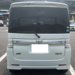 個人分割可❗️　ローン審査無し❗️　タントカスタム　カスタムX　H24年式　10万キロ　純正ナビ　パワスラ　ETC　純正アルミ　美車の画像
