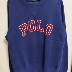 【決まりました】POLO Ralph Laurenトレーナー ネイビー Lサイズの画像