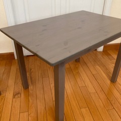 お話し中♪【2セット】IKEA 子ども用 机&椅子 SUNDVIKグレー　イケアの画像