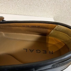 REGAL ドライビングシューズ ブラック25cmの画像