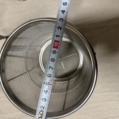 パスタ、ラーメン用湯切りザル てぼの画像