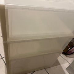衣装ケース　収納ボックス　無印の画像