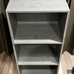 【取引完了済み】アイリスオーヤマ カラーボックス アッシュグレー【自宅引き取り限定】の画像