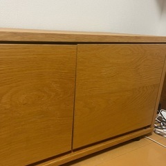 テレビボード兼収納棚の画像
