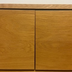 テレビボード兼収納棚の画像