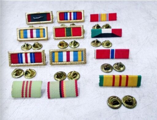 米軍 功労賞 リボン １２個セット　ミリタリーグッズ　レア　コレクターアイテム　インテリア コレクション　レア