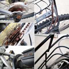 子供用　自転車　あさひドライドS3　24インチ　206HD BAA-0　動作良好　外装6段変速 オートライト　直接引取歓迎　サイクルベースあさひの画像