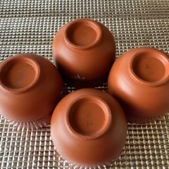 『未使用』常滑焼湯呑み4客（寿陶）の画像