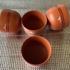 『未使用』常滑焼湯呑み4客（寿陶）の画像