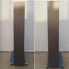 ブックシェルフ　本棚　4列6段　高さ調節可能　木製収納棚　ディスプレイラック　オープン　きれい　おしゃれ　ブラウン　直接引取歓迎の画像