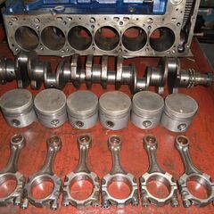 MB-エンジン専門工場-113SL精密加工済み各種各部部品取り付...