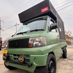 トラキャン5速マニュアル4WD切替式Hi/Lo軽キャンピングカー...