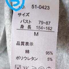 長袖 薄手 タートルネック ライトグレーの画像