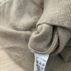 カシミヤ100% セーター　日本製　Ｌの画像