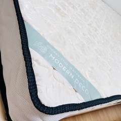 ニトリ セミダブルベット 高品質マットレス フレーム付き の画像