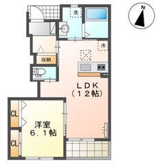 🏢安心の叶えRoom✨『1LDK』茂原市大芝✨🎶敷金礼金無料💰✨...