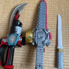 仮面ライダージオウの武器とその他のオモチャの画像