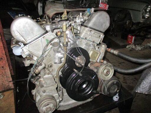 ベンツ107専門ワークス-380SL-SLC対応リビルトエンジン販売 (ウミ 