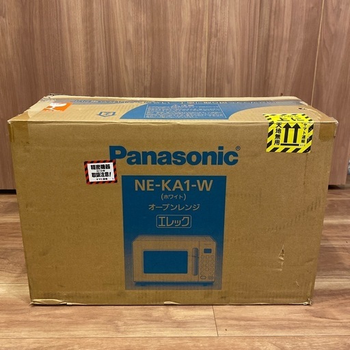 Panasonic パナソニック オーブンレンジ  NE-KA1-W   開封後動作確認のみ 