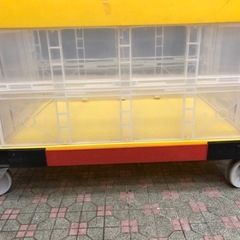 お譲り先きまりました。used折りたたみコンテナとキャリー台車セット
