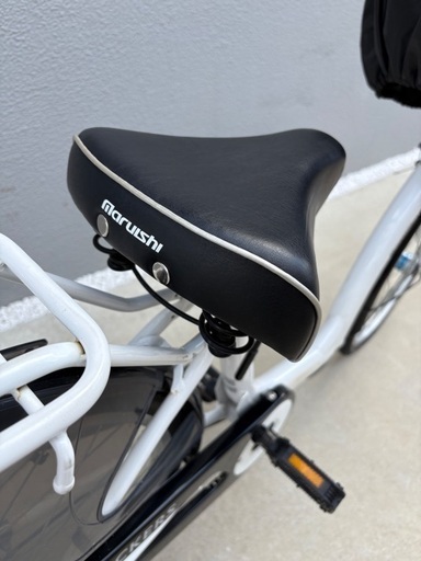 チャイルドシート付き自転車非電動ふらっかーず (ホワイトドッグ