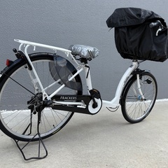 チャイルドシート付き自転車　非電動　ふらっかーずの画像