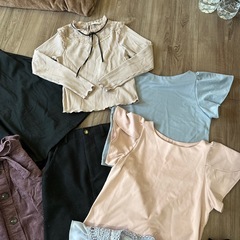 洋服　アパレル　バッグ　まとめ　冬服　夏服の画像