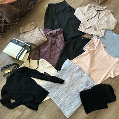 洋服　アパレル　バッグ　まとめ　冬服　夏服