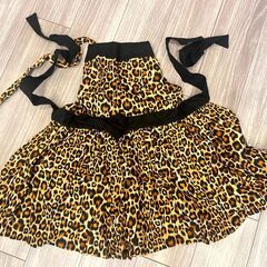 【新品未使用】ヒョウ柄エプロン